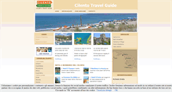 Desktop Screenshot of cilentotravelguide.com