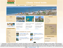 Tablet Screenshot of cilentotravelguide.com